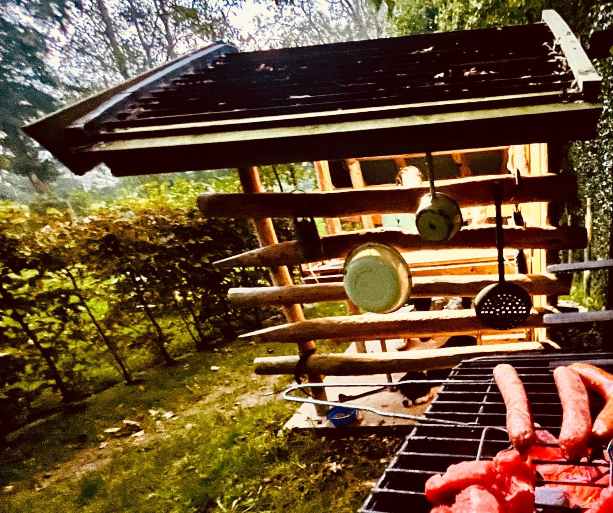 La Cabane Perchee Du Trappeur Écrainville Екстериор снимка